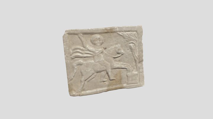 Bas-relief of the Thracian Knight 3D Model