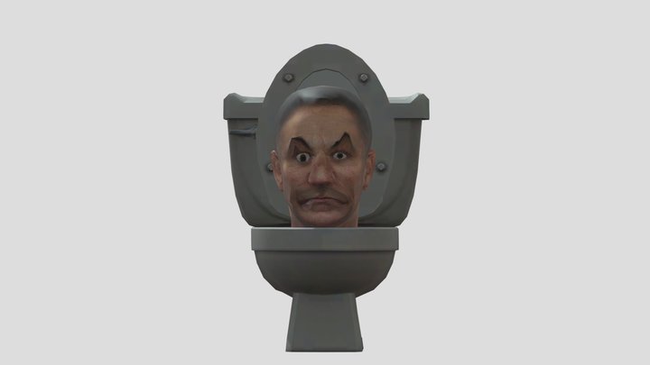 skibidi toilet male_08 ep 4 3D Model