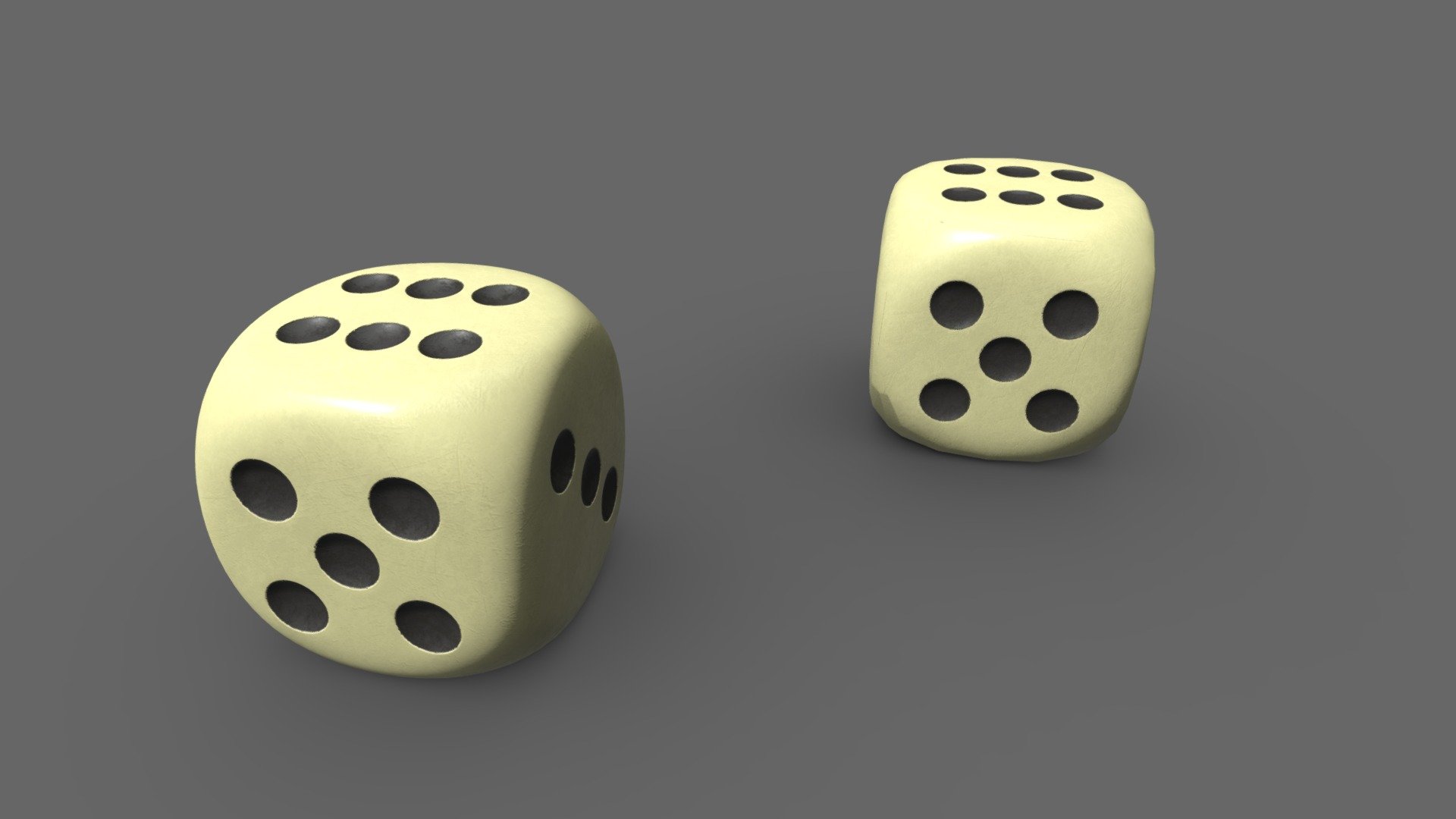 Dice (low and high poly) Download Free 3D model by vojtaklemperer