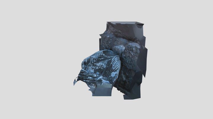 Sculpture of Athena in Asklepion 3D Model