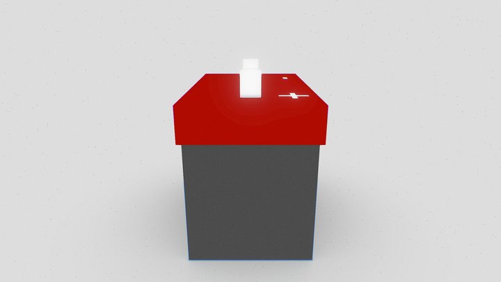 Battery of car – Free 3D Model STL
