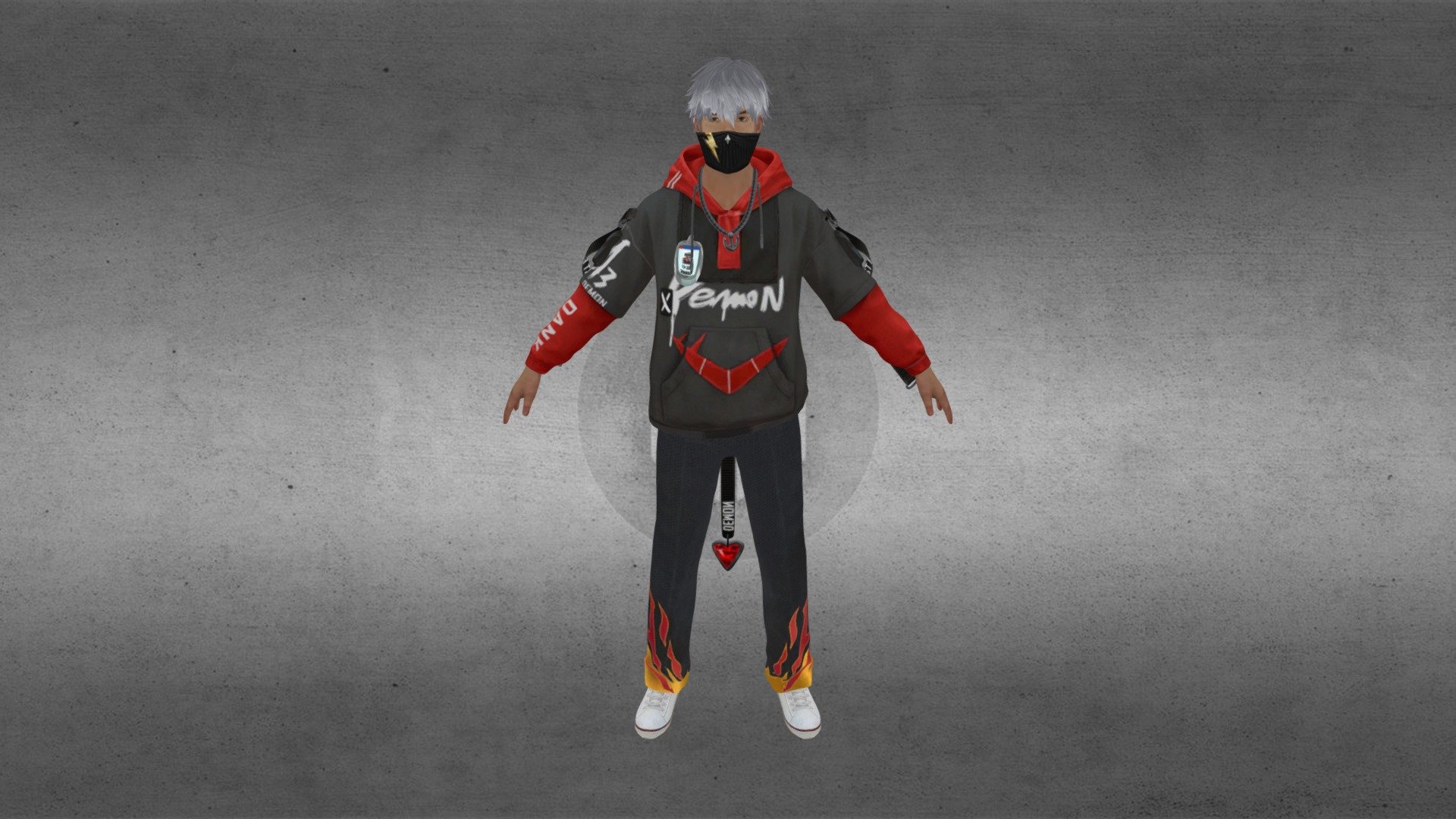 free fire new FAIZAN FF KT model - Download Free 3D model by kyrox ...