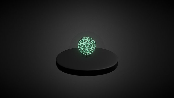 Glowing Orb 3D Model