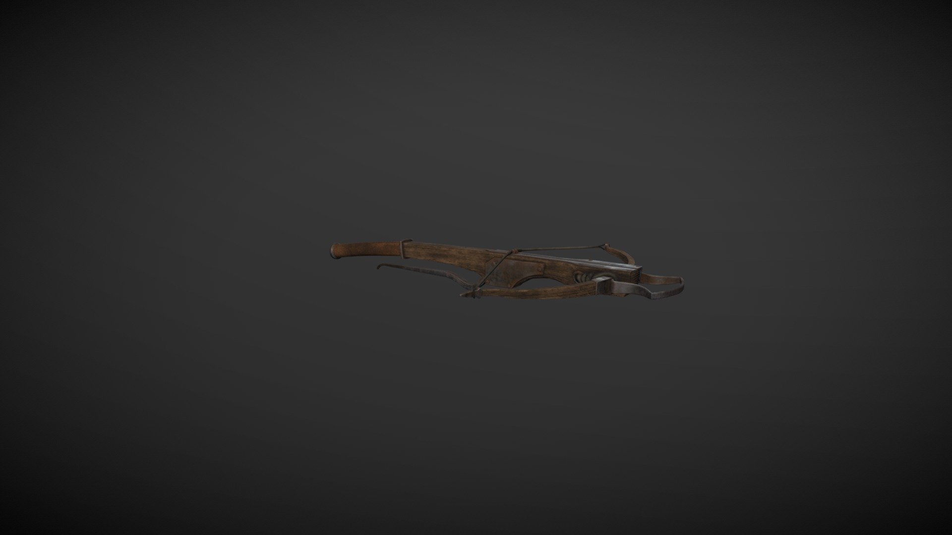 Rusted Medival Crossbow - 3D model by Guillaume CARLE ...