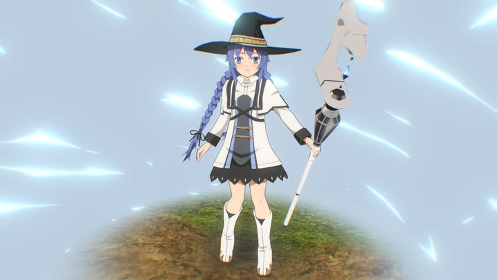 Roxy from Mushoku Tensei - 3D model by Aisal [49e3a15] - Sketchfab