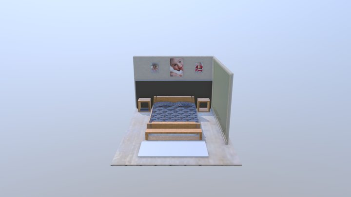 bed room 3D Model