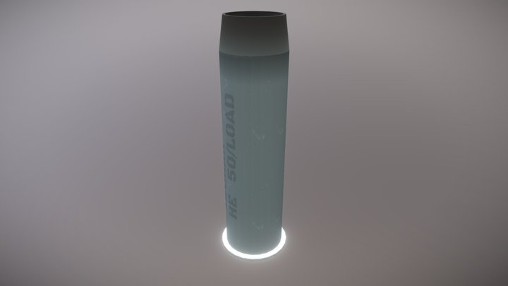 120mm Casing 3D Model