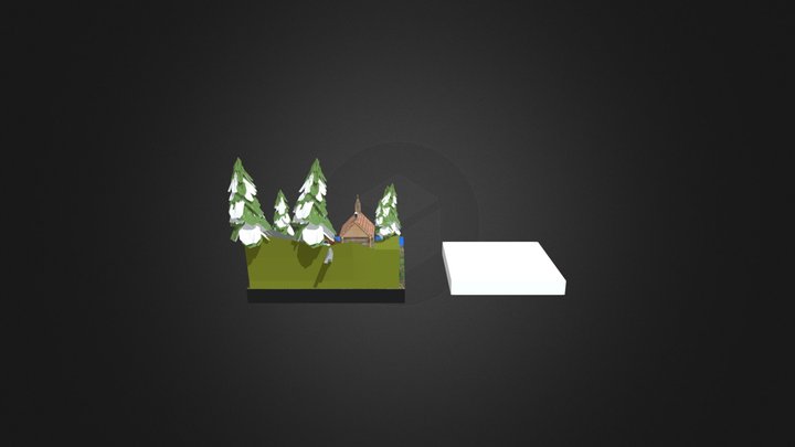 Forest loner - Diorama WIP 3D Model