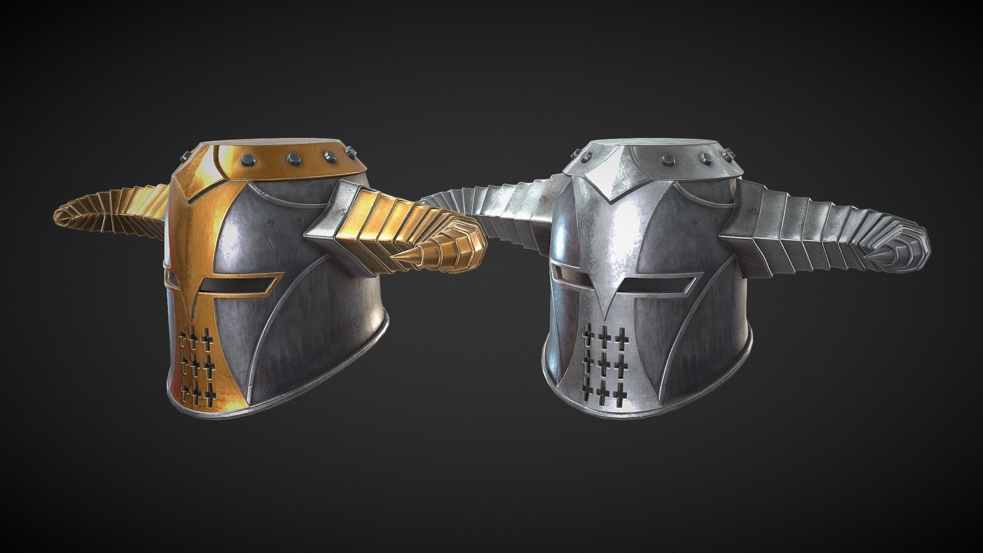 Knight Helmet 10