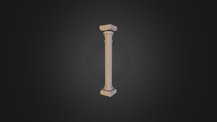 Colonne antique 3D Model