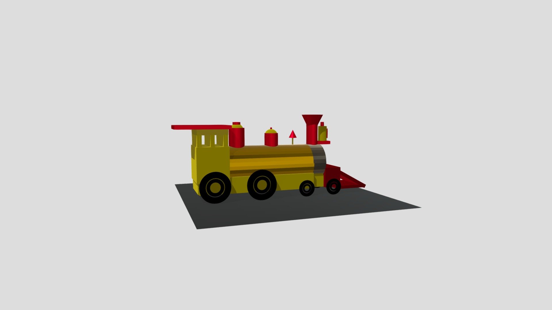Toy Train Color 3D model by cponthieux [49e7b9e] Sketchfab