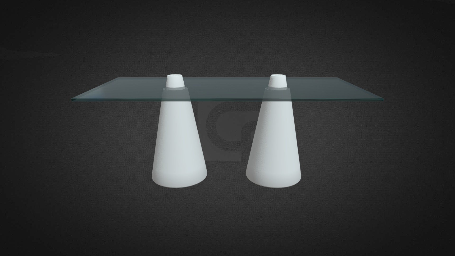 Double Peak Dining LED Hire — Sketchfab embed 3D viewer
