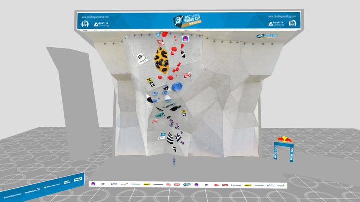 IFSC WC Innsbruck 2024 Lead Final Men 3D Model