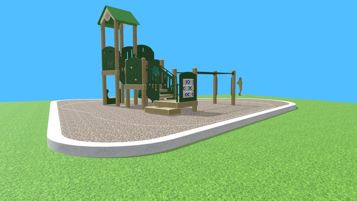 Merrill Creek Playground 3D Model