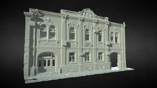 Russian architecture. Facade 3D Model