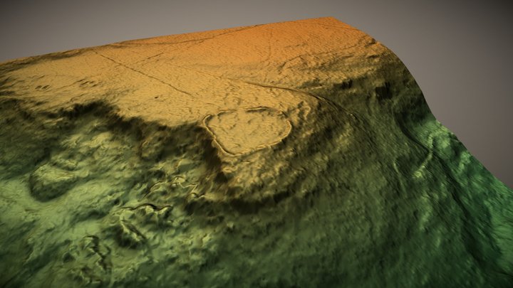 Hepburn Crags Camp, Northumberland (UK) – Modello 3D gratuito STL