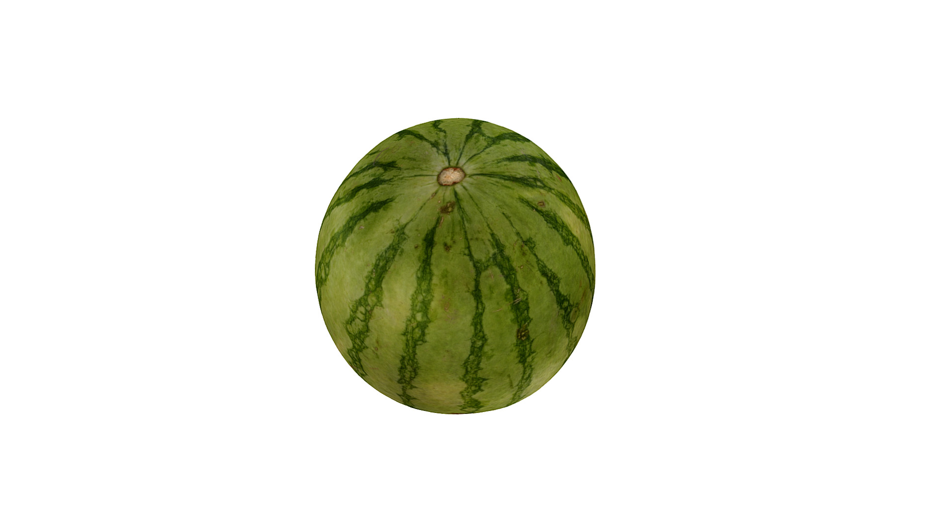 3D model Watermelon - This is a 3D model of the Watermelon. The 3D model is about a watermelon with a white background.