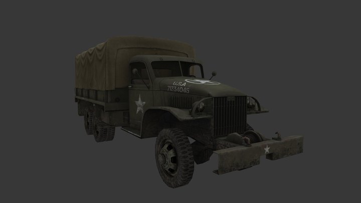 GMC CCKW 353 | Red Orchestra: Darkest Hour 3D Model