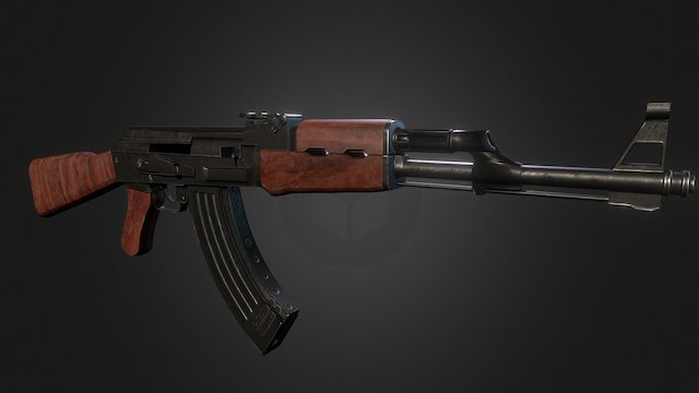 AK 47 3D Model