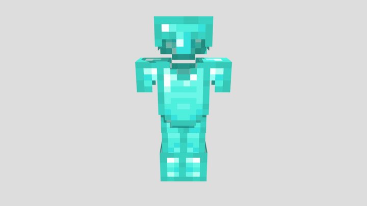 Minecraft Diamond Armor 3D Model