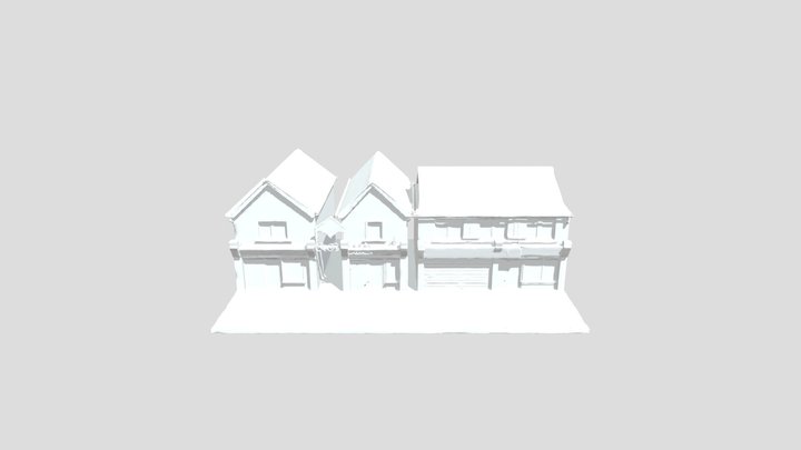nice houses and shop add some colours and done! 3D Model