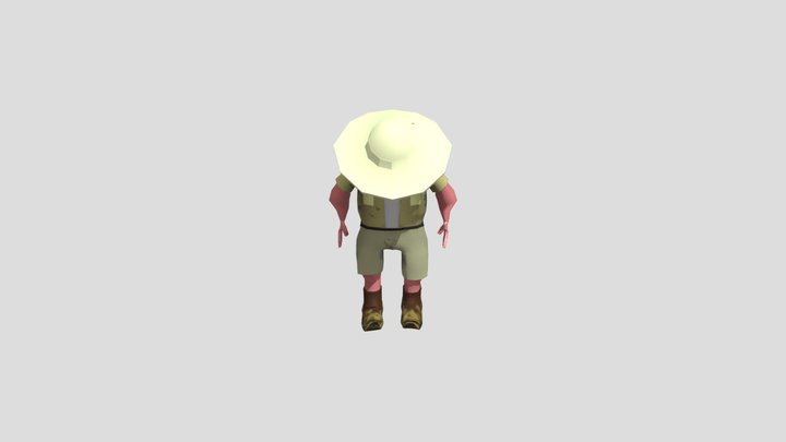 Animated Character 3D Model