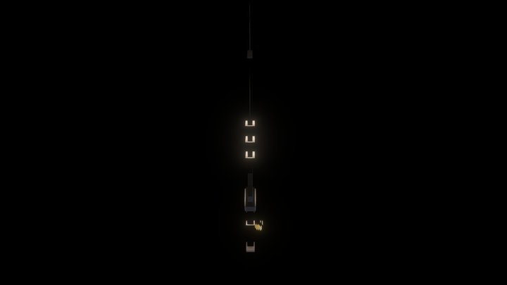 Gilded katana 3D Model