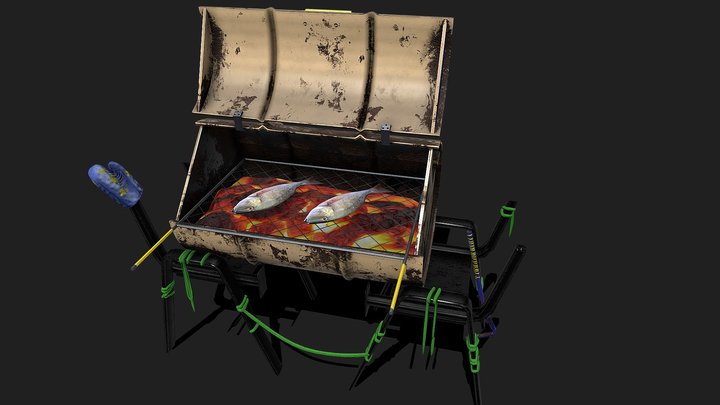 Grill 3D Model