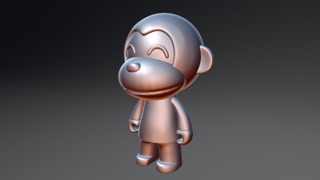 猴子monkey 3D Model