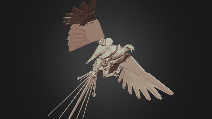 ACS-08S / 氷雪の不死鳥 3D Model