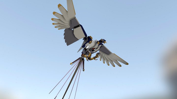 ACS-08S / 氷雪の不死鳥 3D Model