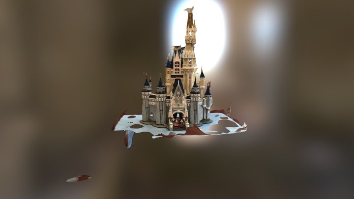 Lego Disney Castle 3D Model