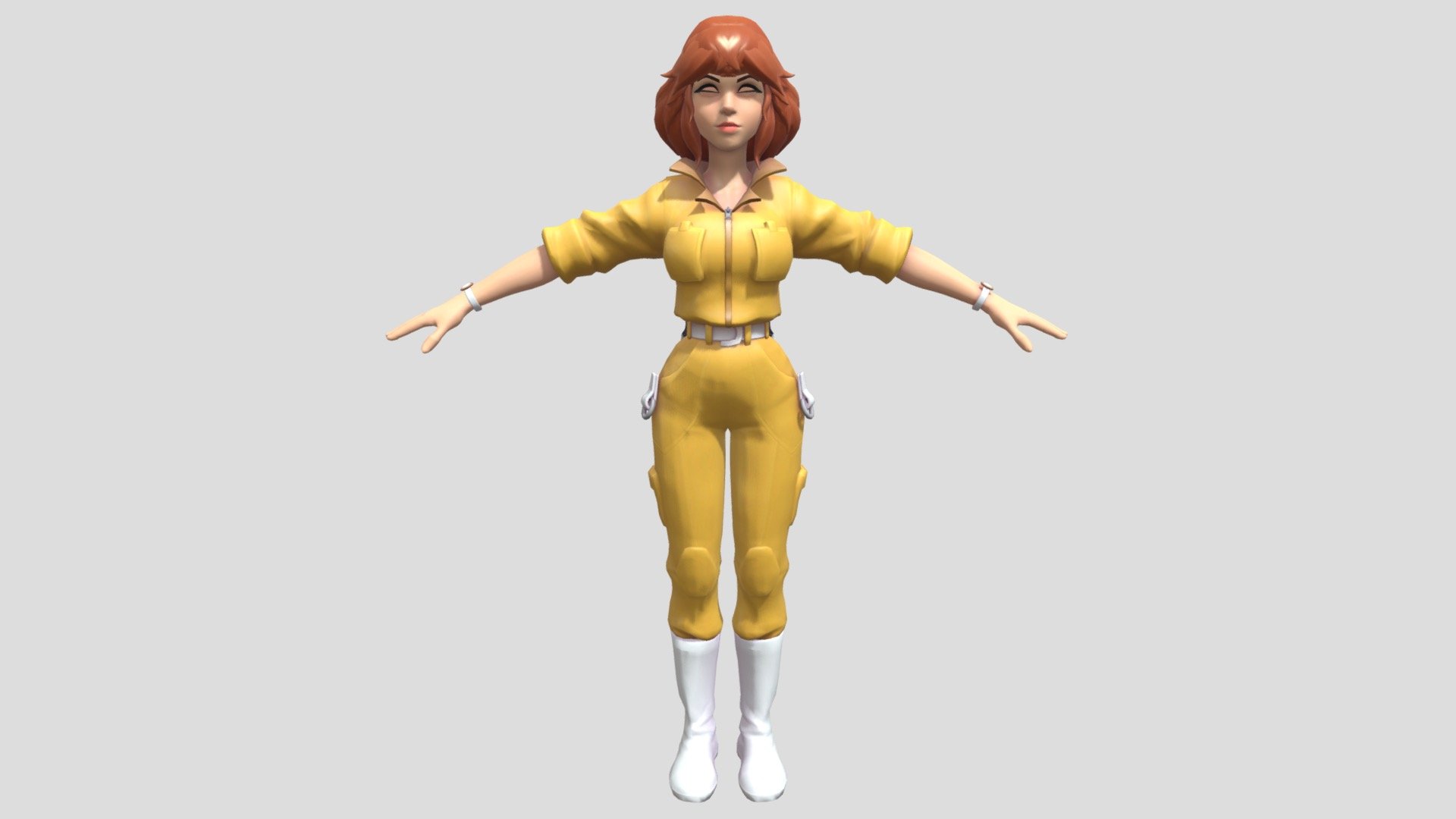 Nasb2 April O’Neil (Update) — Sketchfab embed 3D viewer
