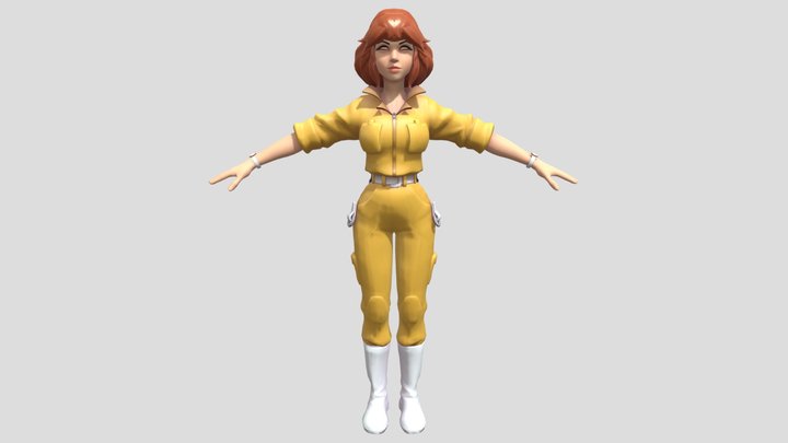 Nasb2 April O’Neil (Update) 3D Model