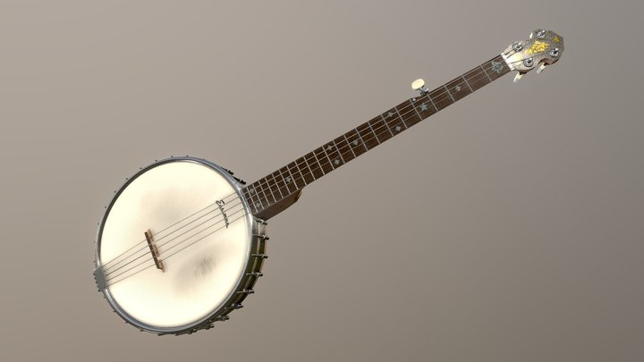 Eastman EBJ-WL banjo 3D Model