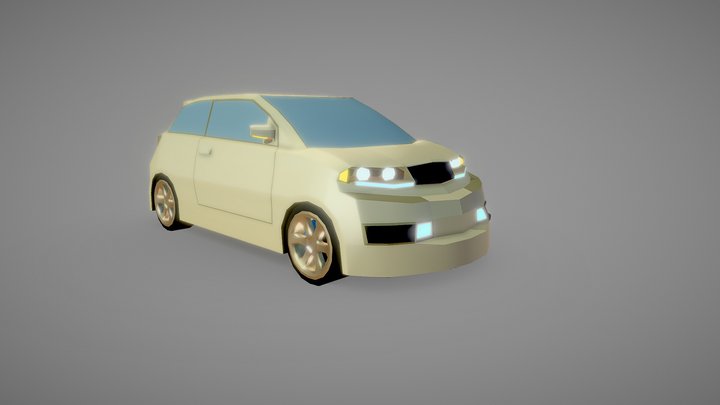 Sports_ Hatchback_1 3D Model