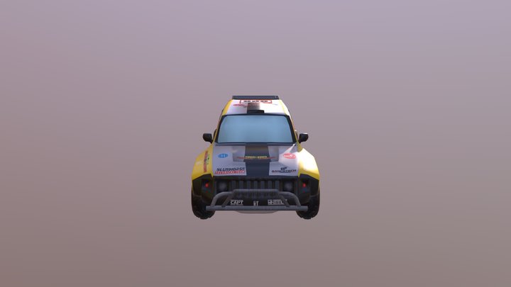 CARRO BOT 3 DAKAR 2018 3D Model