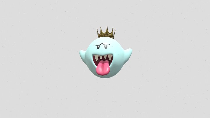 King Boo 3D Model