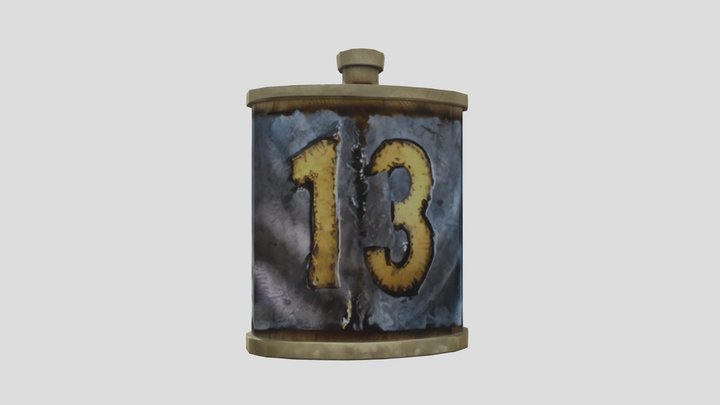 Vault 13 Canteen 3D Model