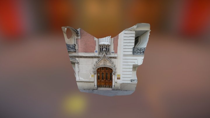 Porte texturée 3D Model