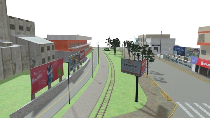Parque Linear - Trecho 3 - Setor A 3D Model