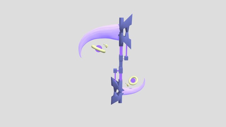 Space Scythe 3D Model