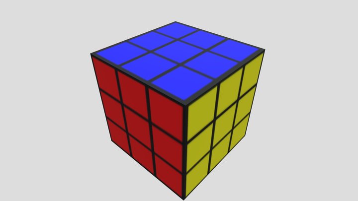 Low Poly Cube GameDev - Prop 3D Model