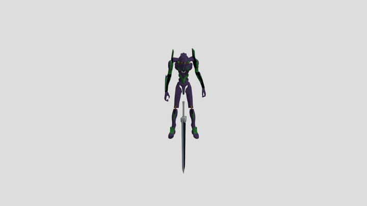 Unit 1 Evangelion 3D Model