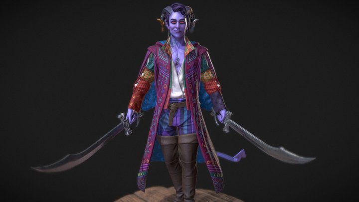 Mollymauk Tealeaf 3D Model