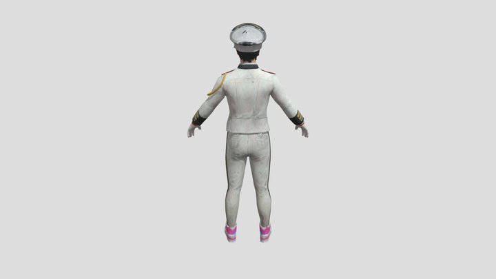pubg navy suit 3D Model