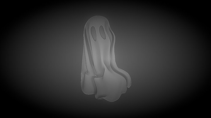 Day 22 Ghost #3DInktober2019 3D Model