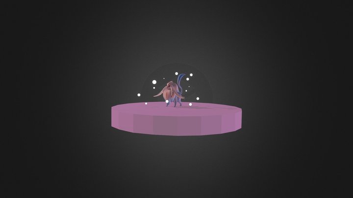 Eevee Evolution Luceon 3D Model