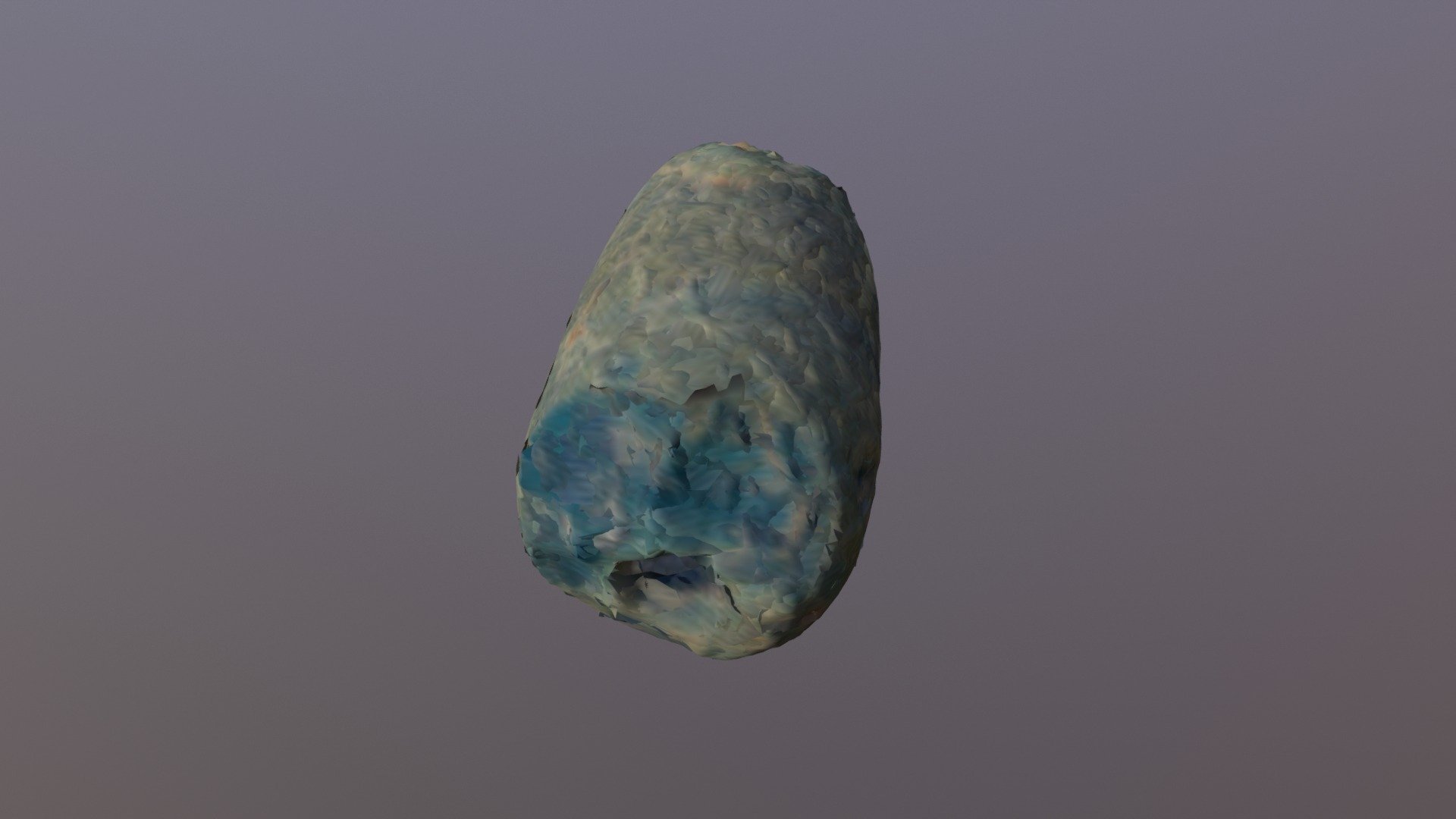 Blue Glass Bead (VCU_3D_3175) Download Free 3D model by Virtual