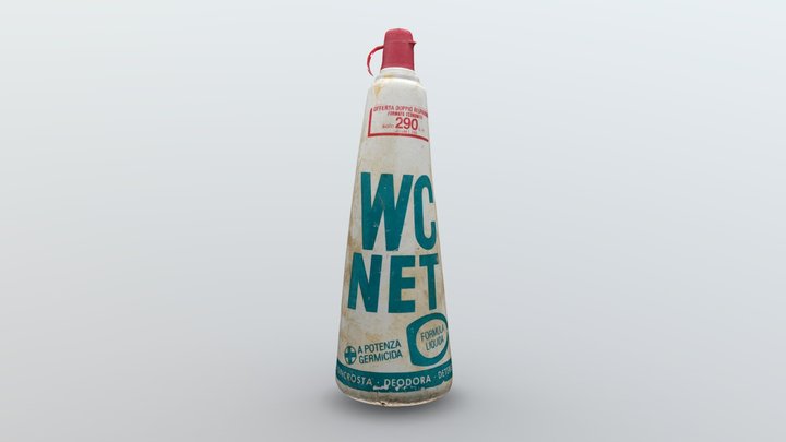 1971 - WC NET costo 290 lire 3D Model